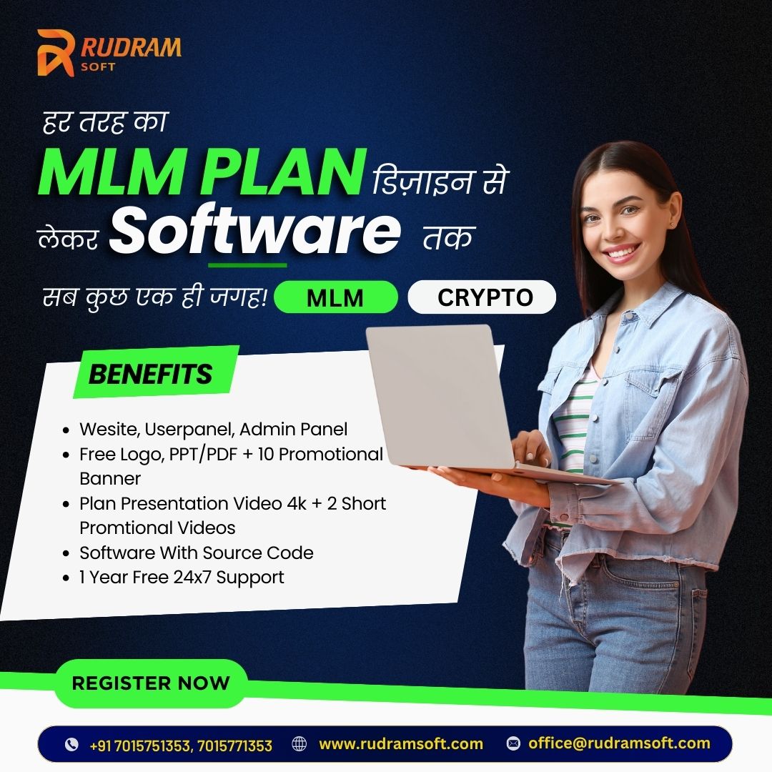 RudramSoft's tweet photo. MLM बिज़नेस शुरू करना है? 🤔
तो अब डिज़ाइन से लेकर Software तक—सब कुछ एक ही जगह! 

#MLMSoftware #MLMPlans #MLMDevelopment #CryptoSoftware #RudramSoft #BusinessAutomation #MLMBusiness #DirectSellingSoftware #NetworkMarketing #SoftwareDevelopment #TechSolutions https://t.co/cOtncy22na