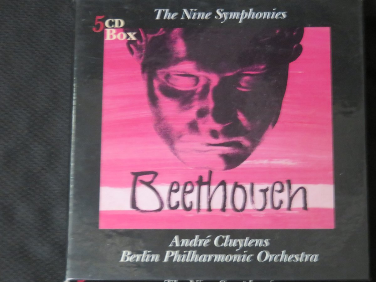 今日の「第九」、2枚目。クリュイタンス/ベルリン・フィル。これも