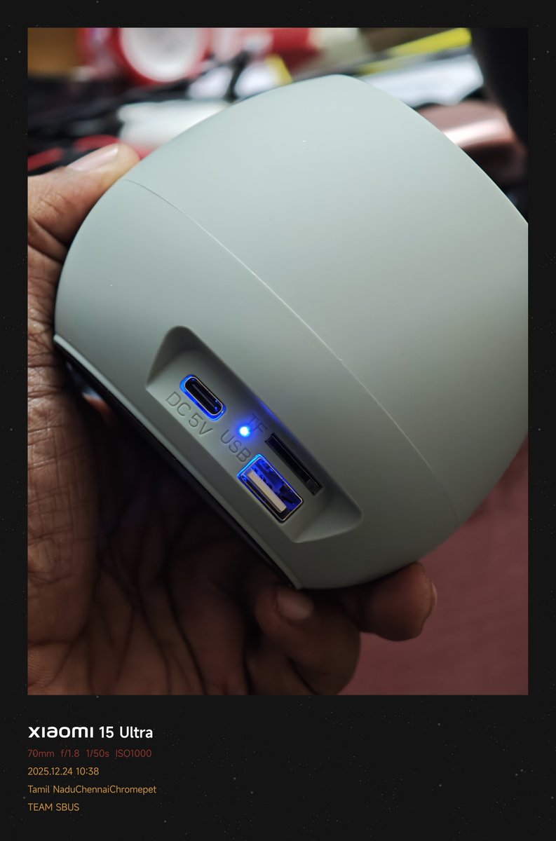 Siva_Bharani's tweet photo. This speaker is good for the price 😀
Hammer Drop is available for 399 in instamart and 428 in amazon https://t.co/scZcC9IMce
#HammerDrop
Audio quality is good till 80% volume. Beyond that based on the nature of audio track distortion is there.
Controls are at the bottom which users can't access without lifting the speak. The speaker is very light and comes with a 1200mAh battery, inbuilt mic, pendrive and memory card support. Also FM 🙌
But FM outdoors we can expect to work. Indoor la no way.
If you are new to Instamart you may get a ₹200 coupon for UPI mode of payment. Which will make the effective price as ₹199
Mic quality is very average for calls 🤙
Will check overall battery life and update in future.