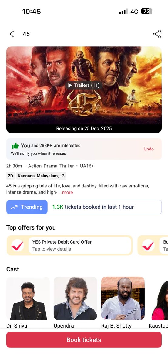Nam Adda Bellary 💥💥💥 #45TheMovie #Shivanna