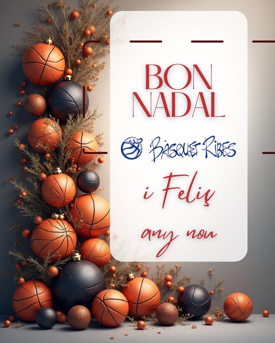 🎄☃️
Des de Club Bàsquet Ribes us volem desitjar unes Bones Festes!

#basquetribes #adnribes #spribes #esportribeta
 
<a href="/santperederibes/">Sant Pere de Ribes</a> ELS BESSONS <a href="/REMMGUITART/">Renault REMM GUITART</a> <a href="/tuandco_/">Tuandco</a> <a href="/VilarRiba/">Vilar Riba</a> COBLA MARICEL <a href="/Maxcolchon/">Maxcolchon</a> LA CALETA <a href="/Ribesroig/">RibesRoig</a> GALO MATEO <a href="/TempsdeLleure1/">Temps de Lleure</a> PASTISSERIA SERAROLS NIN