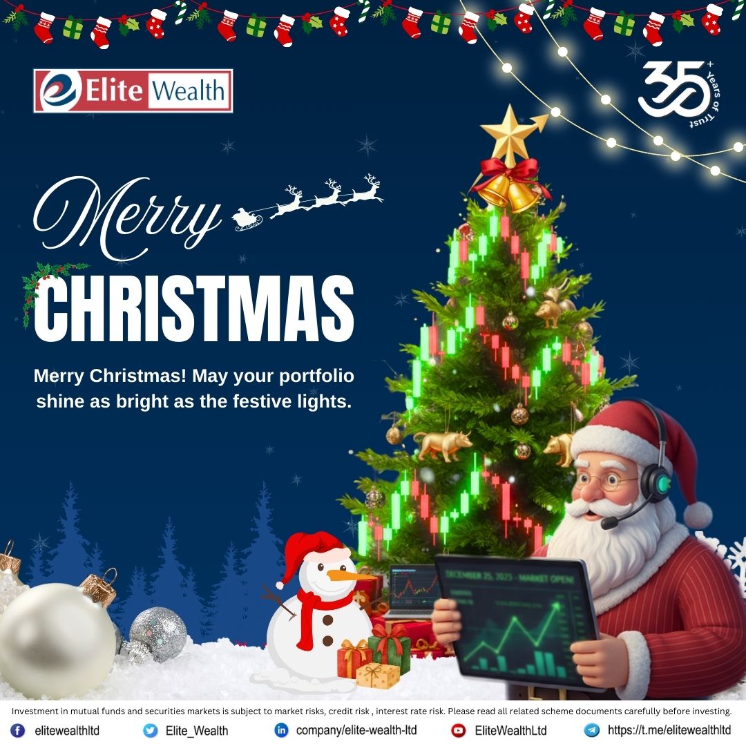 Elite_Wealth's tweet image. 🎄✨ 𝐄𝐥𝐢𝐭𝐞 𝐖𝐞𝐚𝐥𝐭𝐡 𝐖𝐢𝐬𝐡𝐞𝐬 𝐘𝐨𝐮 𝐚 𝐌𝐞𝐫𝐫𝐲 𝐂𝐡𝐫𝐢𝐬𝐭𝐦𝐚𝐬! 
.
🔔 Celebrate responsibly. Invest wisely. Grow confidently.
.
#MerryChristmas #EliteWealth #SeasonOfProsperity #FestiveGreetings #WealthCreation #SmartInvesting #ChristmasVibes #FinancialGoals