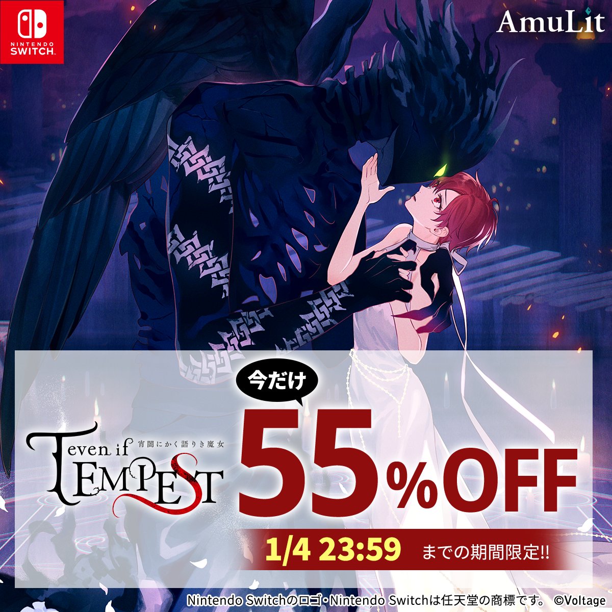 値下げしました！テンペスト　スターター　英語版　未開封　シュリンク付き Nintendo Switch™オリジナルタイトル「even if TEMPEST」シリーズ公式