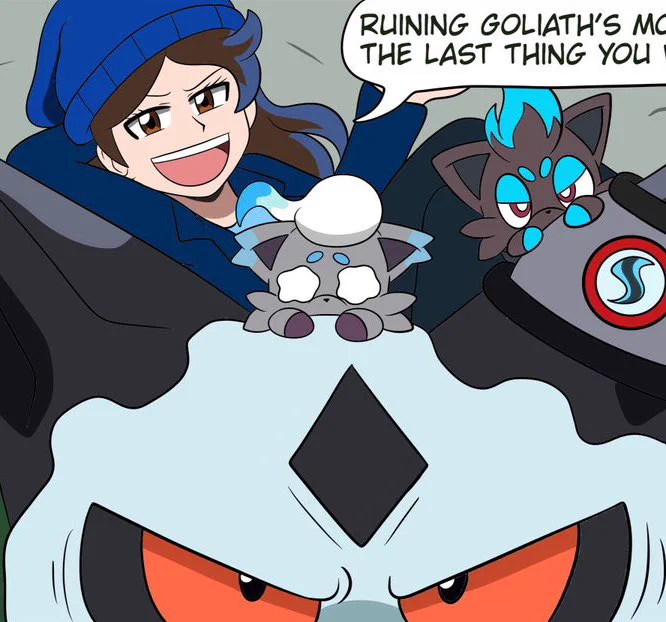ever since leaving Paldea, Kira's shiny Zoruas have stuck with her as her new partners and have never returned to their pokeballs yet :] they prefer to stay out with her, pokemon or human form!