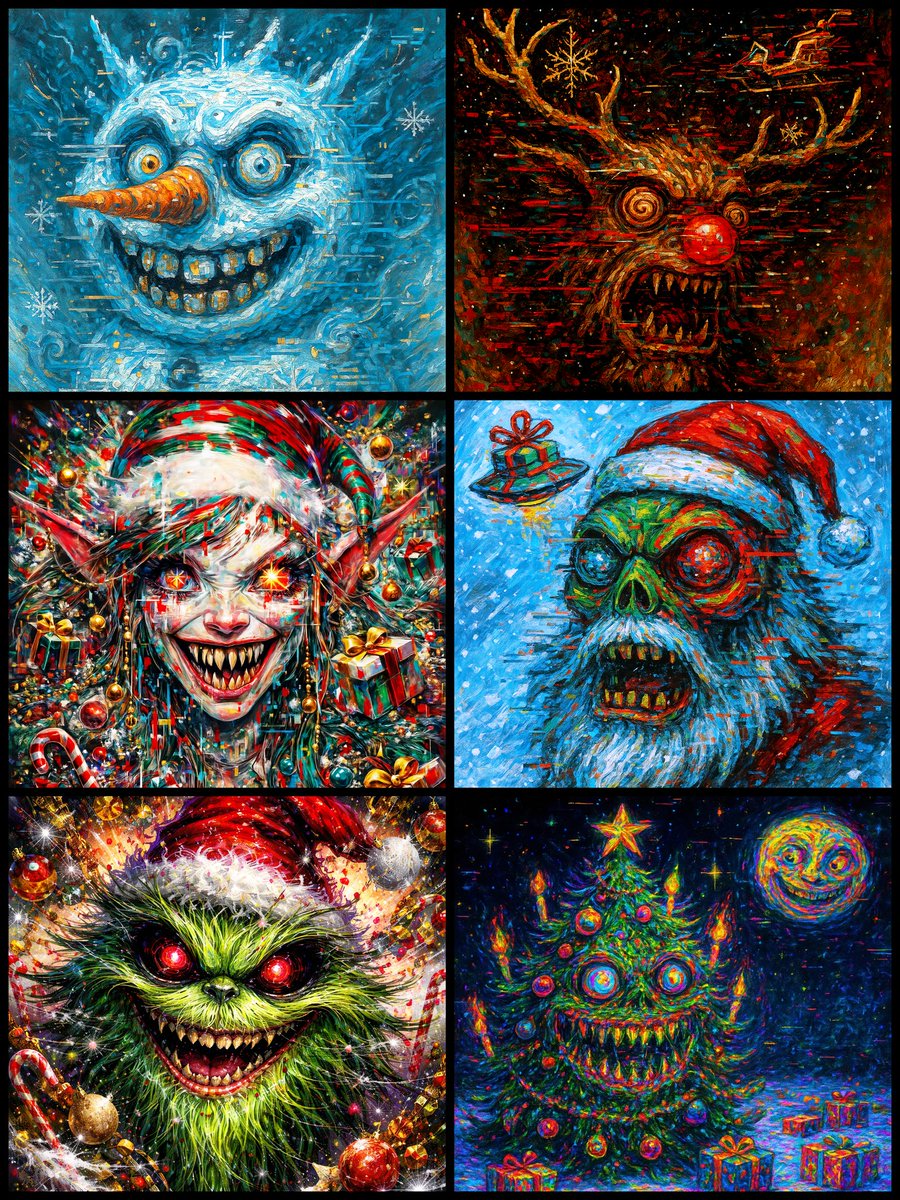 🎄 Wishing you a magical Christmas my awesome friends ✨

🧟‍♂️TezMonstis <a href="/objktcom/">objkt</a>
💚OEs start at 0.1 $XTZ
#1 ⛄Snowman - 24x minted
#9 🦌Reindeer - 9x
#3 🧑🏻‍🎄Christmas Elf - 7x
#8 🎅Alien Santa - 7x
#26 🧟Grinch - 3x
#14 🎄Christmas Tree - 2x
🔽Link

#tezos #tezosart #NFTCommunity