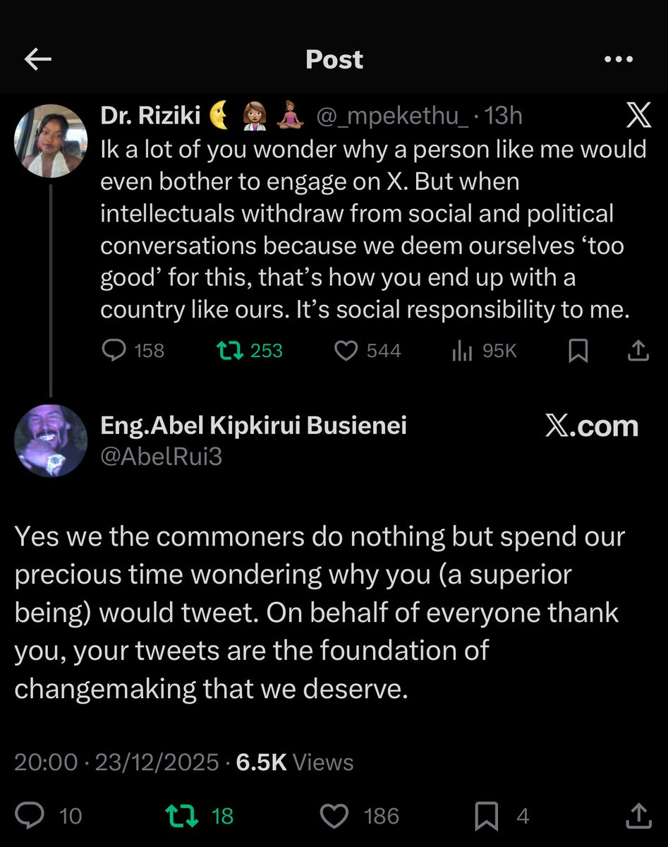 The reply is something else 💀