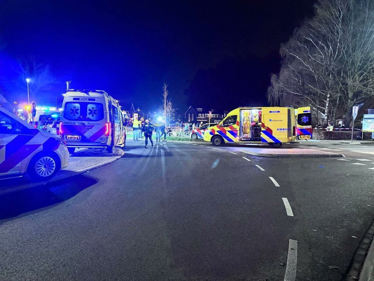 Incident met auto op lichtjestour in Nunspeet