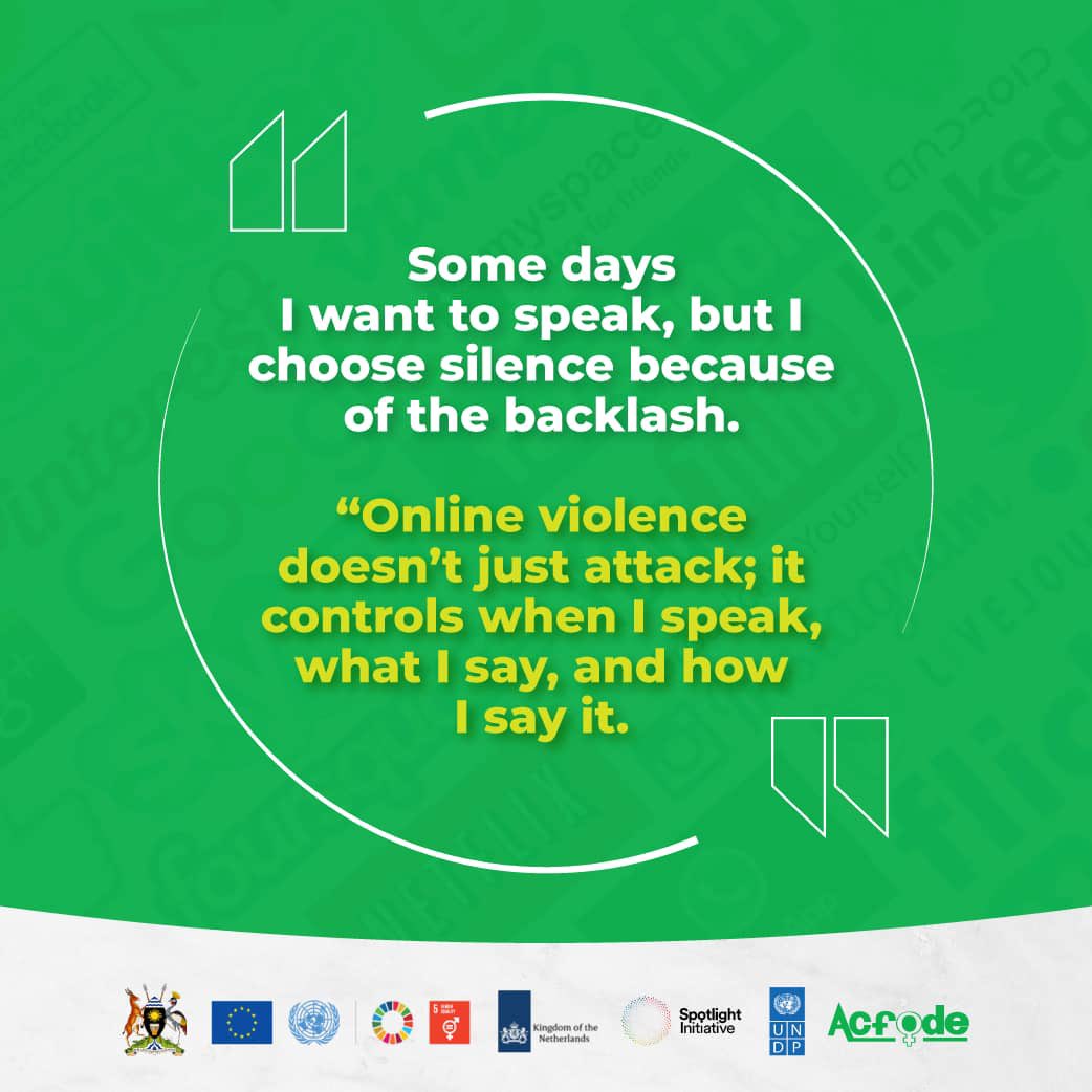 Below are some of the lived experiences of women silenced by online violence ⤵️

Don’t scroll past the harm. Pause, confront and report abuse because your silence has consquences.
#StopDigitalViolence #ProtectWomenOnline #SafeInternetForWomen #EndDigitalVAWG #16DaysOfActivism