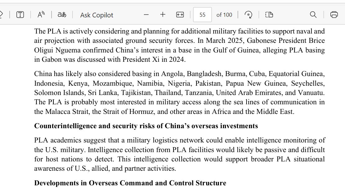 sidhant's tweet photo. Pentagon report says China is looking for base in countries like Pakistan https://t.co/rtxfSgvpeU