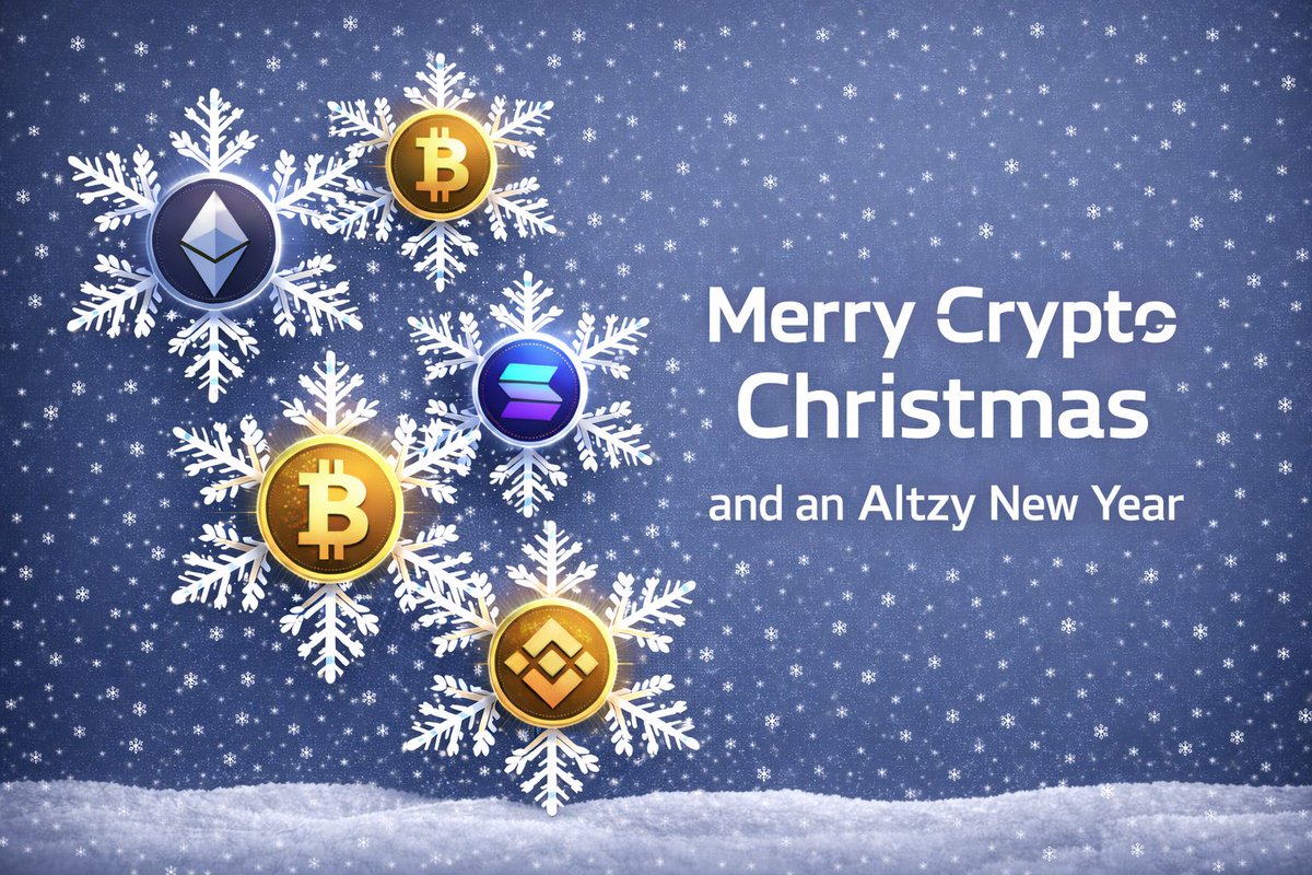 Merry Crypto Christmas to all of CT 🎄 May your bags stay warm, your  entries be clean, and your New Year be altzy in all the right ways. May  Santa bless us