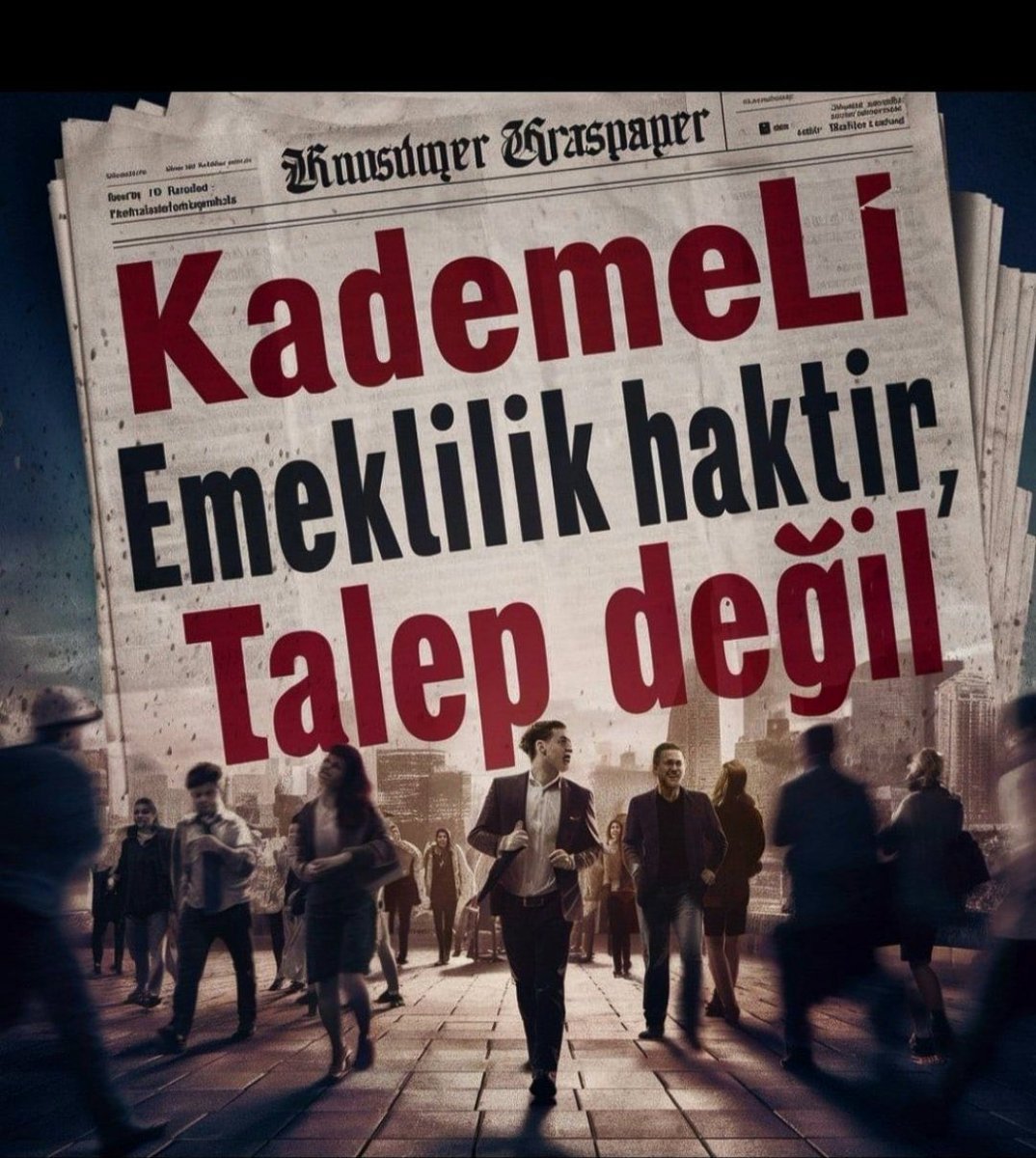 Kademeli Emeklilik bir istek veya talep değildir.
Yapılması gereken zorunlu bir Anayasal eşitlik Hakkıdır.
1 güne 17-20 yıl haksızlık ve kul hakkıdır.
<a href="/EmadDernegi/">EMEKLİLİKTE ADALET DERNEĞİ ⚖️</a> 
#KademeErtelenemez