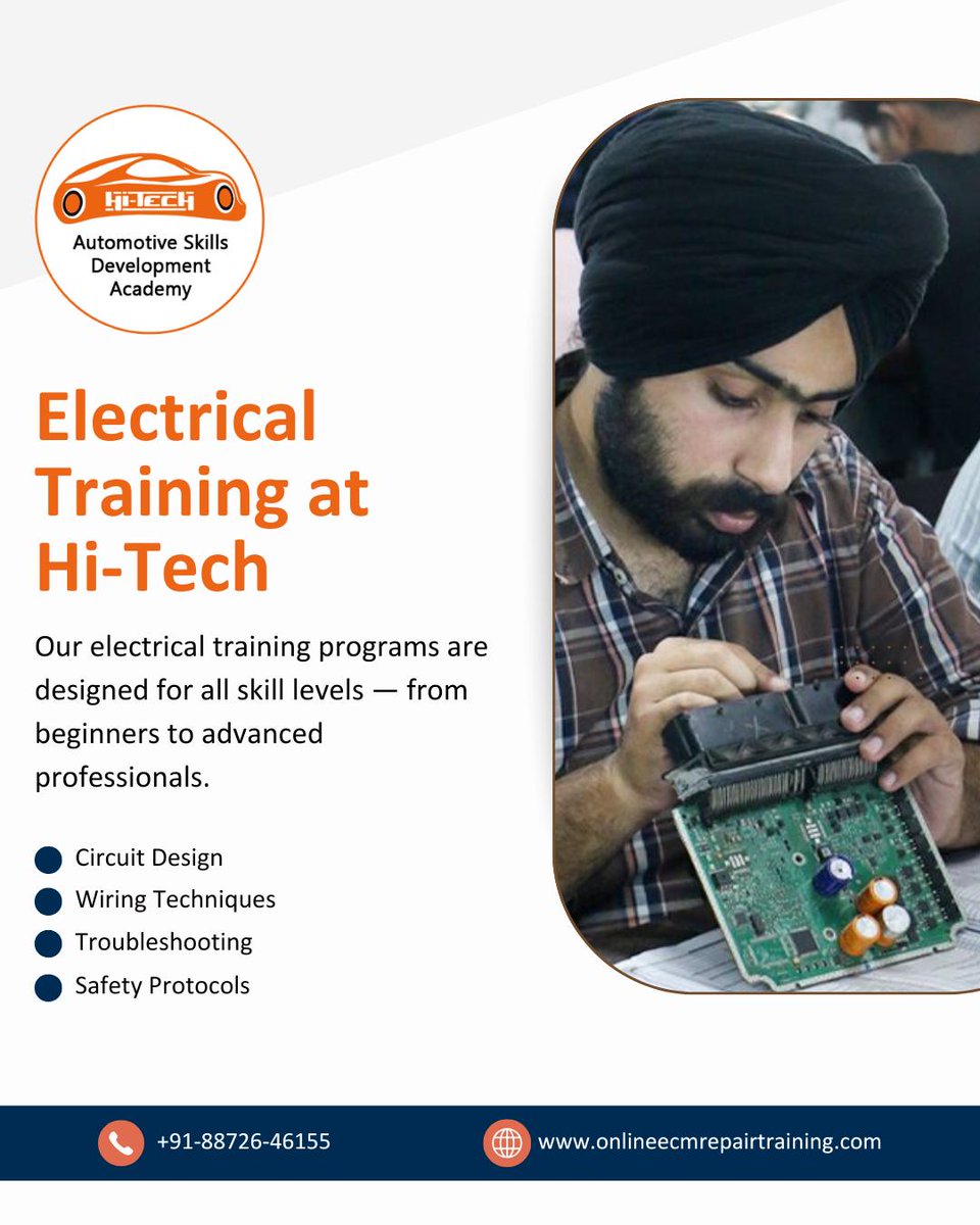 hitechasda's tweet image. ⚡ Electrical Training at Hi-Tech ⚡

At Hi-Tech, we understand the power of strong foundations. Our electrical training programs are designed for all skill levels — from beginners to advanced professionals.

#HiTechTraining #ElectricalTraining #HandsOnLearning #SkilledTrades