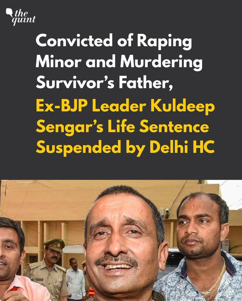 supriya_sule's tweet image. Saddened and deeply disturbed by the suspension of a life sentence in the #Unnao case involving grave crimes against a minor. 

Such decisions risk eroding public faith in the justice system. 
The dignity, safety, and rights of women and children must remain paramount.