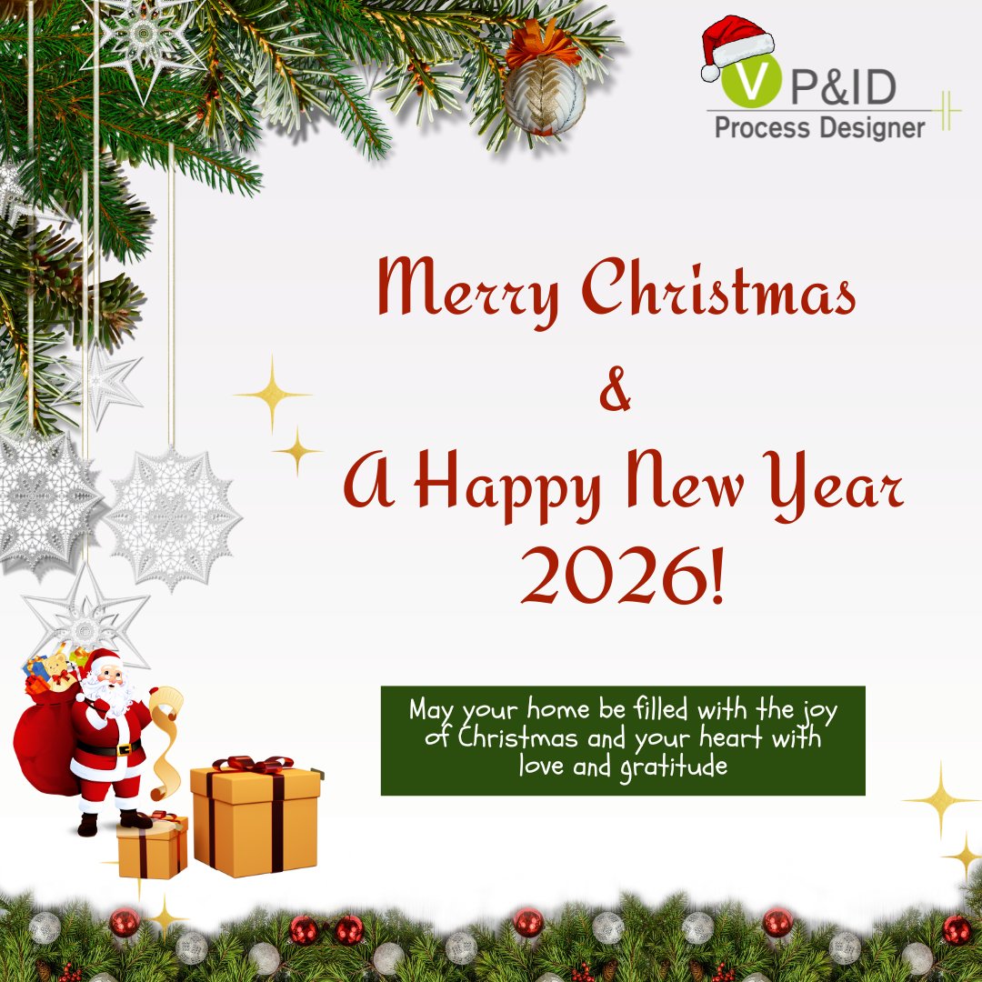 🎄✨Season’s Greetings from Visio P&amp;ID Process Designer! 🎅
Wishing you a joyful Christmas and a bright, successful New Year.
A big thank you to our customers and partners for your continued trust and collaboration. Here’s to innovation and success ahead!

#MerryChristmas