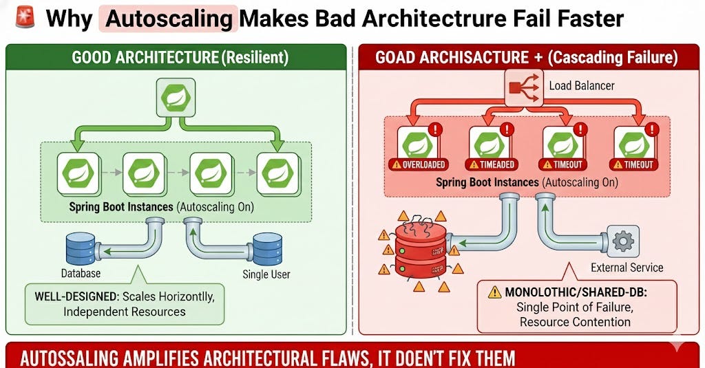 ITArticleBird's tweet image. 산지직송 IT 아티클 #springboot

 Why Autoscaling Makes Bad Architecture Fail Faster
▶ tinyurl.com/2dbur8mk