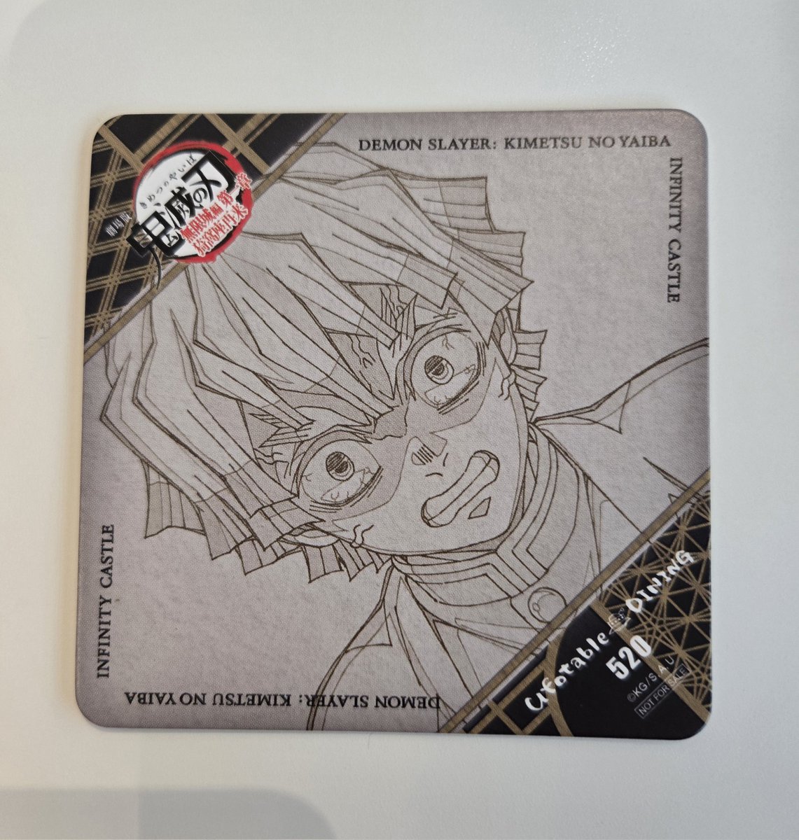 ufotableDINING無限城ダイニング第二期】コースターコンプリートセット ufotableダイニング 鬼滅の刃 無限城編 LOTO コースターコンプリート