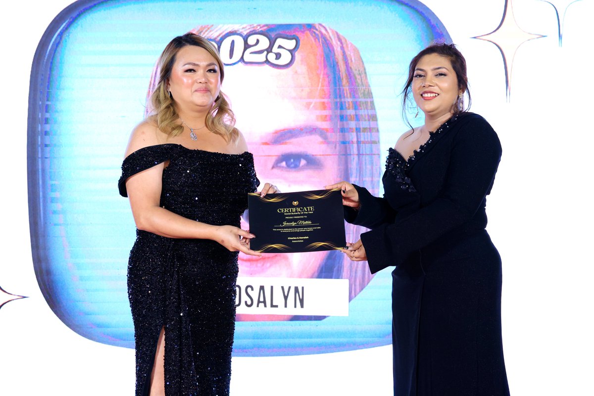 cdaaudit's tweet image. Building bonds beyond work, every day.
A true connector within the team.
Social Butterfly of the Year 2025 – Jorosalyn Matilda

[Team Bonding, Workplace Culture, Employee Recognition]

#SocialButterfly2025 #CDAAudit #WorkplaceCulture #EmployeeSpotlight #UAEGalaNight #CDAAudit