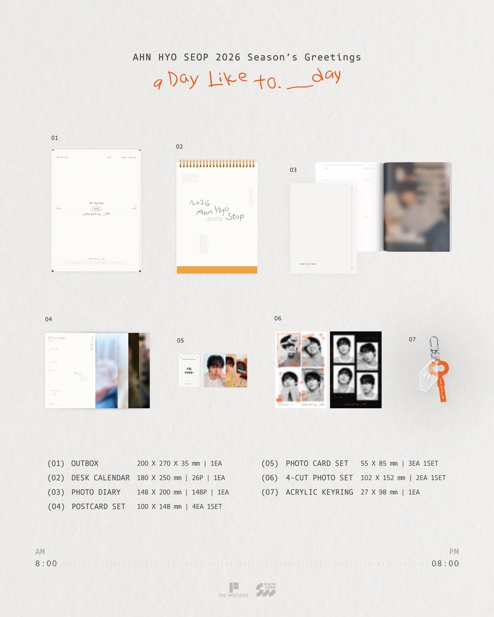 AHN HYO SEOP 2026 Season's Greetings [A Day Like to.___day] PRE