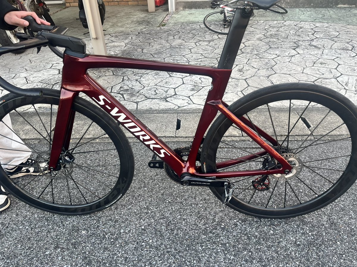 ロードバイク物販 完成車60万 フレームセット（ステム込み）54サイズ