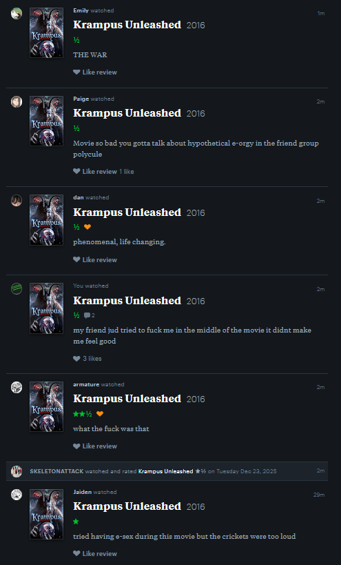 movie night for christmas eve