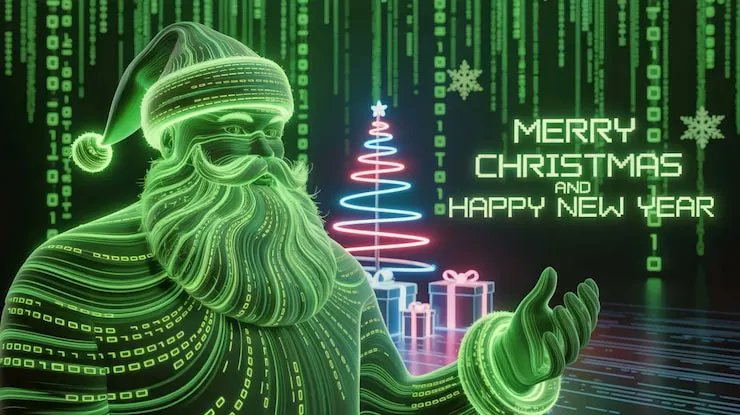 RiotStack's tweet image. While the corps sell you 'holiday cheer' in 4K,
I'm out here stacking riots under neon trees.
Merry Christmas, chooms—stay sharp and stay free. ❄️🎄🎅#RiotStack #CyberpunkChristmas #HighTechLowLife