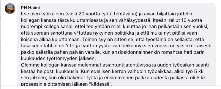 KorhonenMla's tweet photo. #politiikka #kuluttaminen #ostovoima #heräähallitus
#työelämä #muutos #työttömyys #ansioturva #työpaikat #rekrytointi #rahattomuus #toimeentulo #faktat #OrponPurran https://t.co/siyVhS6c0q