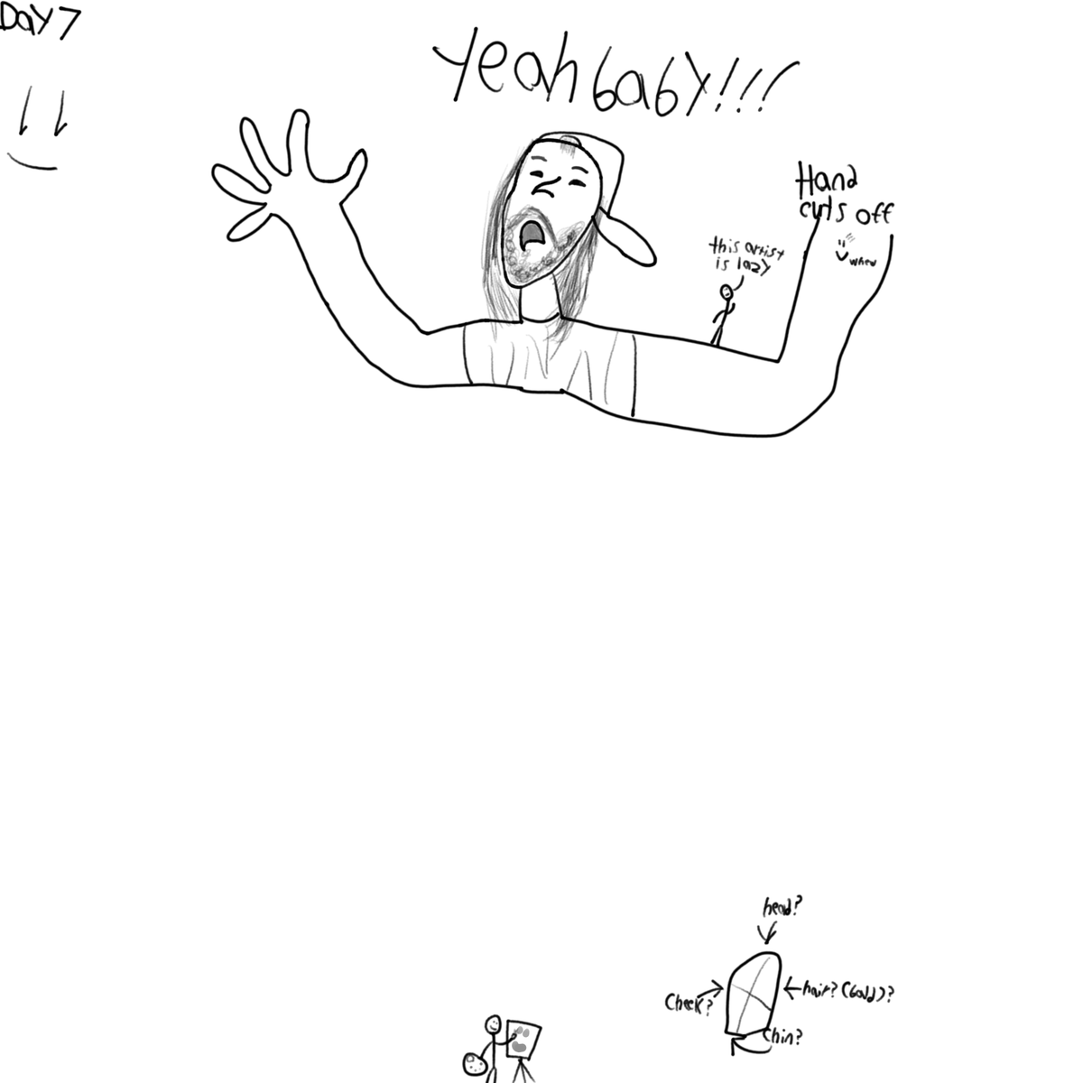 JimandChirb's tweet photo. This is actually the first ever drawing where the older one look better. But since i made about 3 real humans from drawing for a year, that's my only excuse why this older one looks better. Aside Mr. Cr1TiKaL, the other drawing are pretty alright. That's all i guess. Pleasantry. https://t.co/I2vQ28SATF
