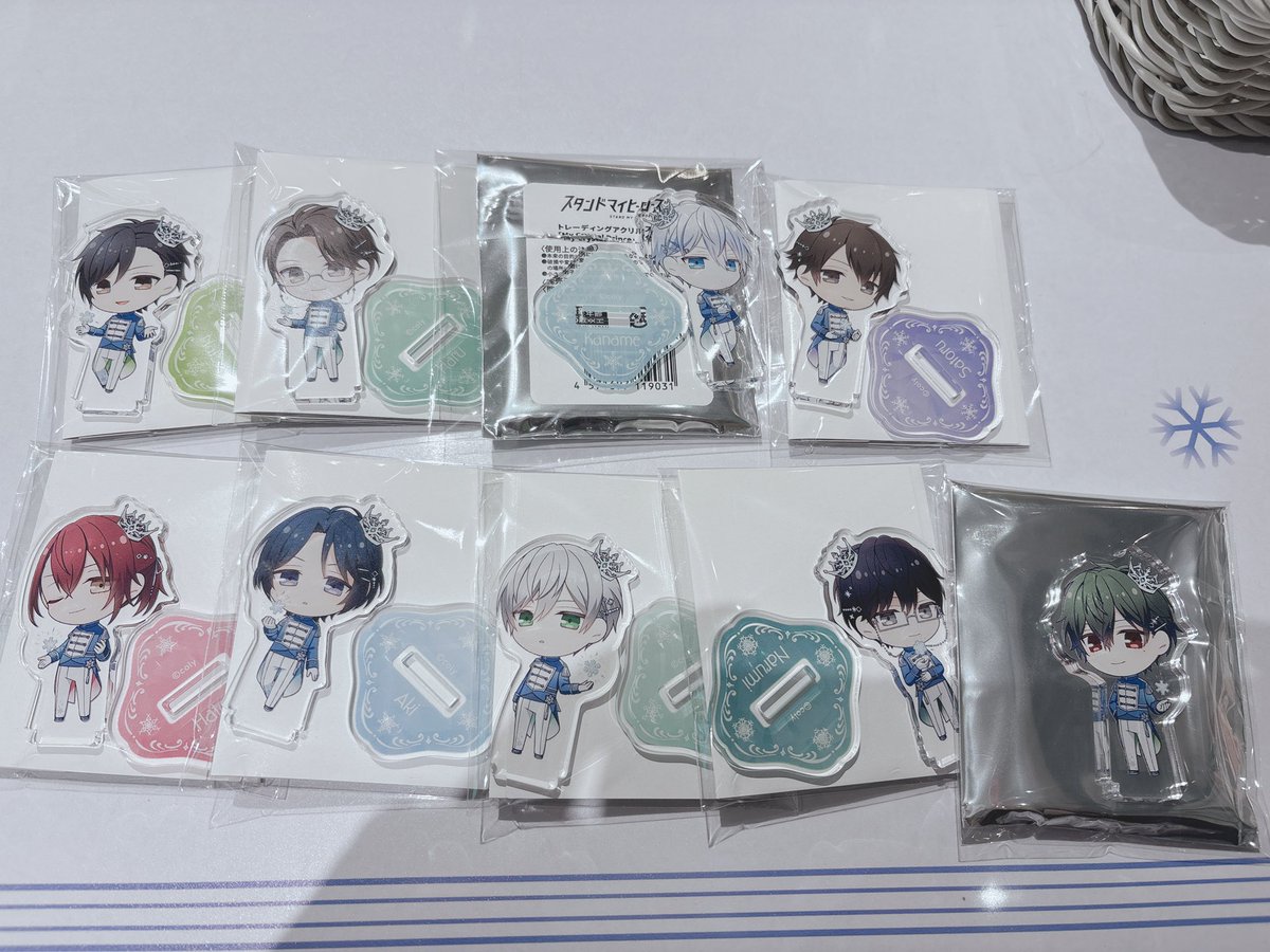 【交換】スタマイ コリカフェ My Crystal Prince 
アクスタ交換先を探しております。
提供≫夏目 渡部 荒木田 菅野 神楽 槙 大谷 
カナメ 瀬尾
希望≫同種青山
只今池袋手渡し可能。コリカフェに入る関係で
池袋パルコ館内手渡し希望です。宜しくお願いします。