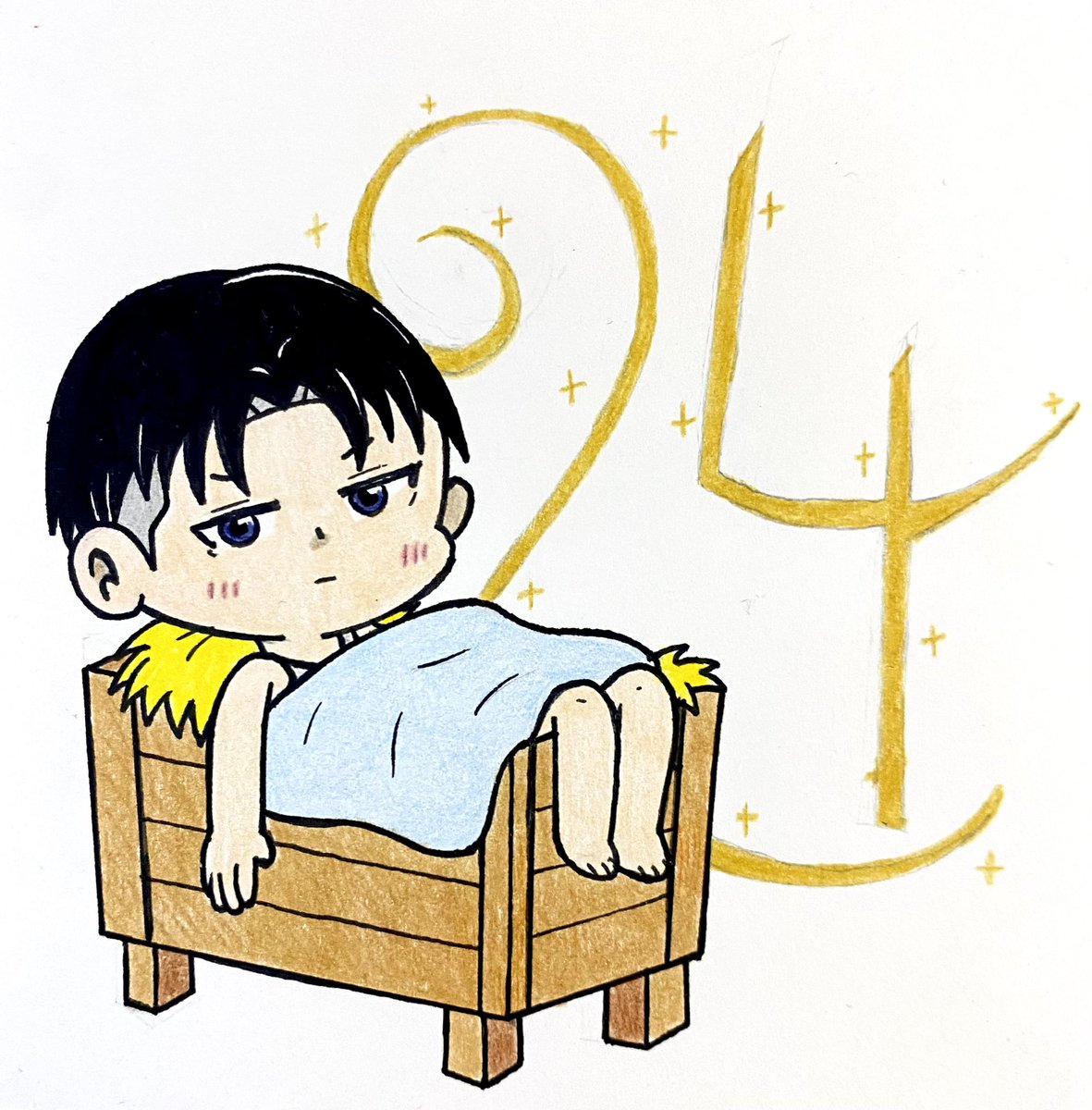 Natsuki208's tweet image. SNK Advent Calendar! - Levi

Happy early birthday to the new Jesus. 🌟
#attackontitanfanart #aotfanart #LeviAckerman #aot #snk