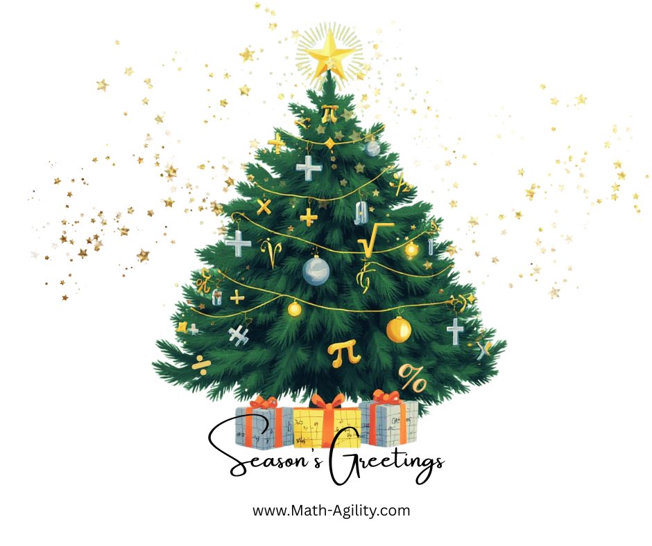 MathAgility's tweet photo. Wishing everyone a very Merry Christmas πβ¨
Thank you for all your support this year ππ We hope you enjoy a well-deserved break ποΈπ and a wonderful time with your loved ones π¨βπ©βπ§βπ¦β€οΈ
#MathAgility #MathTutor
We are math tutors. Visit our website https://t.co/u2SL7EnjSJ https://t.co/c9h55UrrJC
