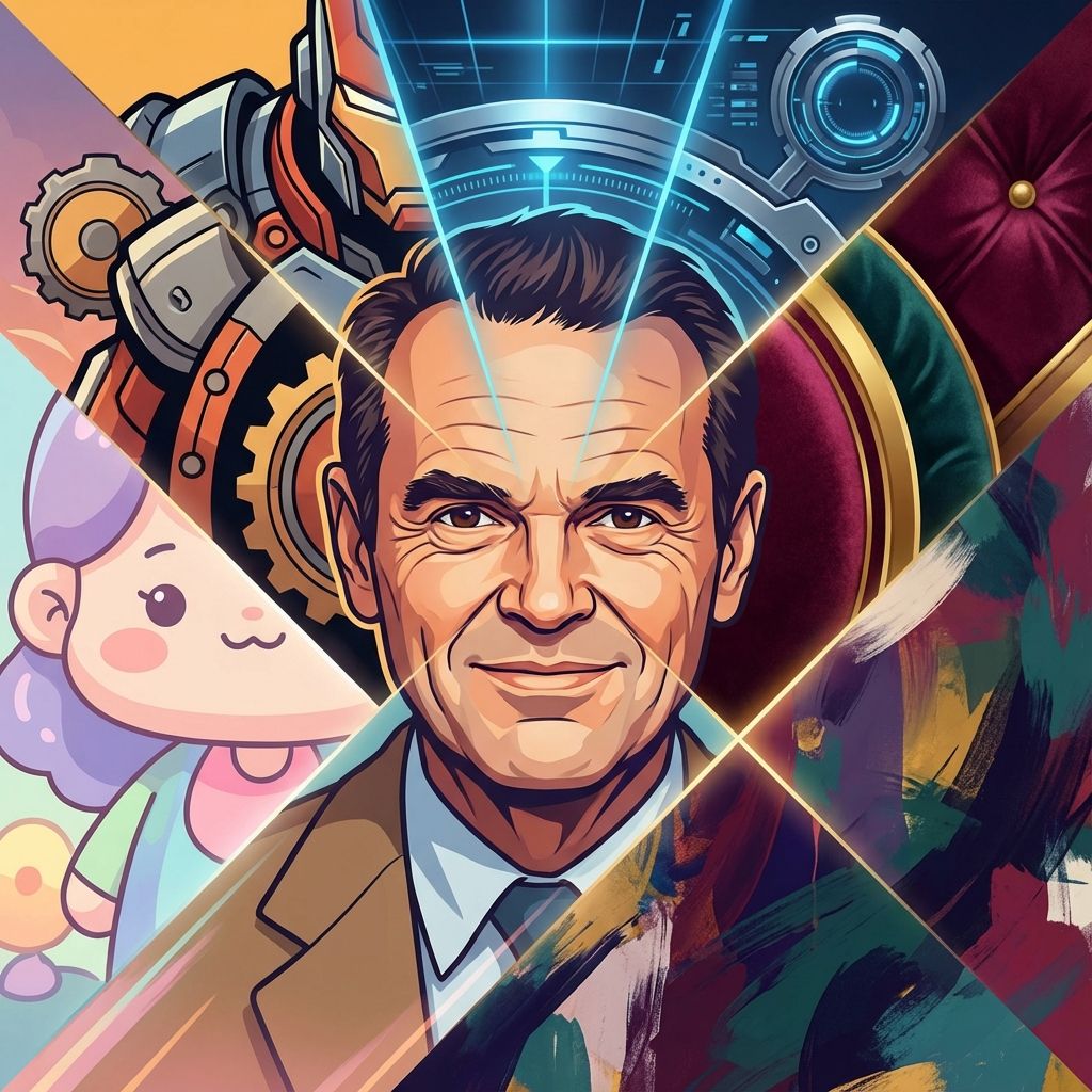 delta898's tweet image. Charles Eames

#CharlesEames #DesignIcon #MidCenturyModern #FurnitureDesigner #DigitalIllustration #CinematicArt #CreativePortrait