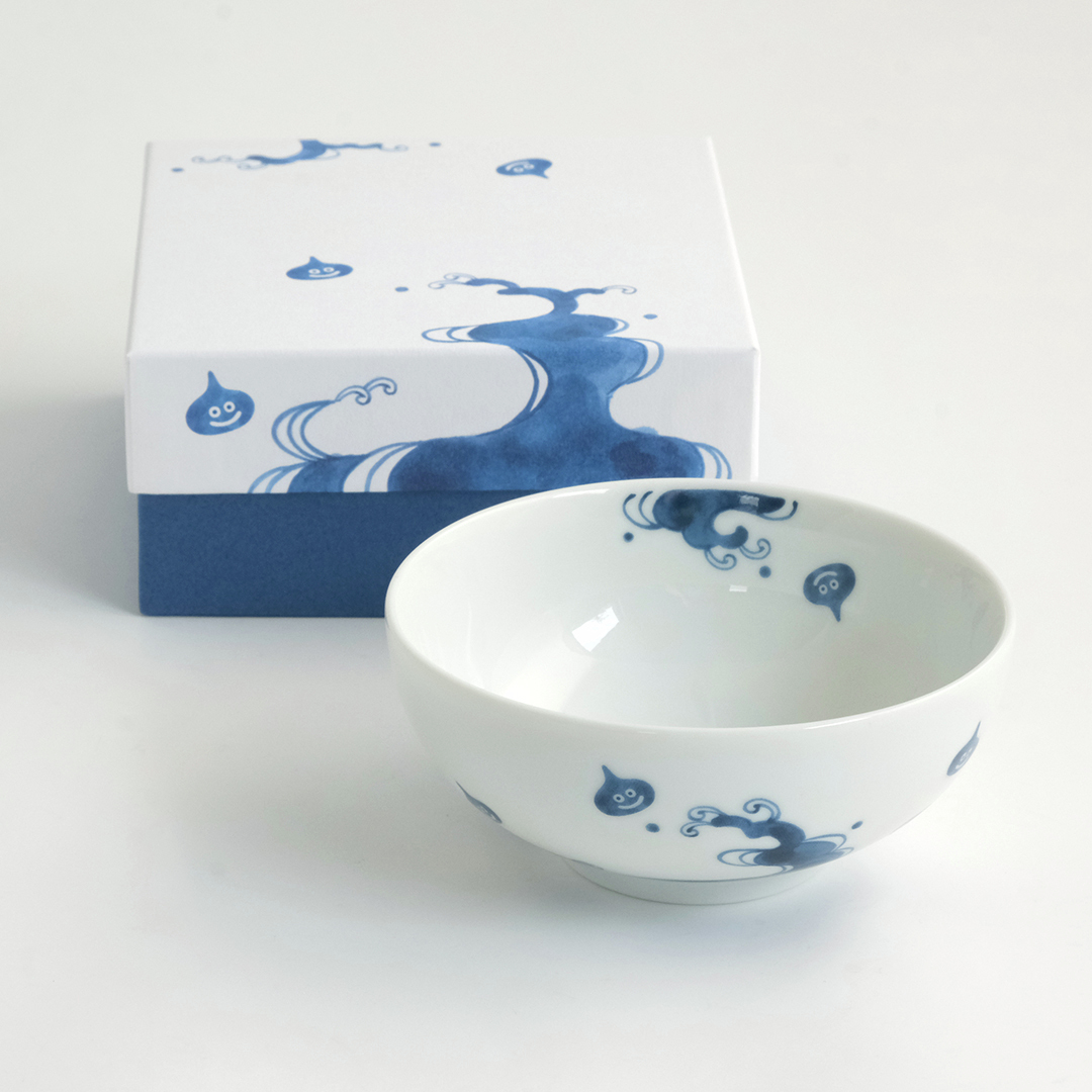 たち吉 限定コラボアイテム ○ドラゴンクエスト スライム 波文 ボウル