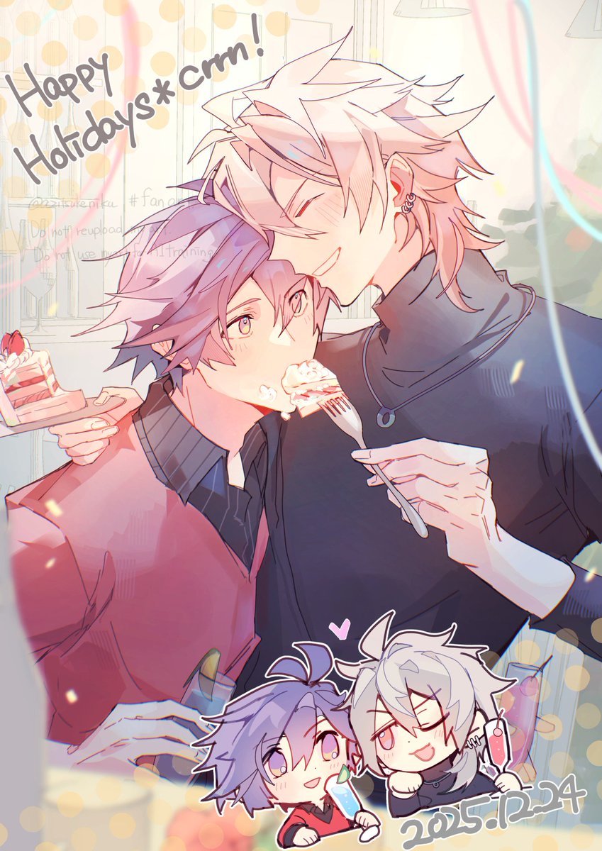 azitsukeniku's tweet image. Happy Holidays！(クロリン)
良いクリスマスを！🎄