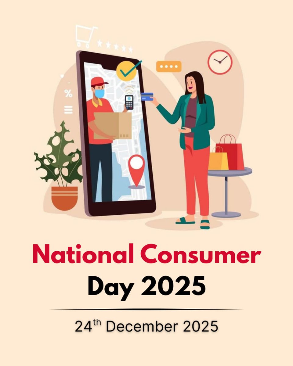 Every purchase carries a right. Knowing those rights makes every consumer powerful.
#NationalConsumerDay
