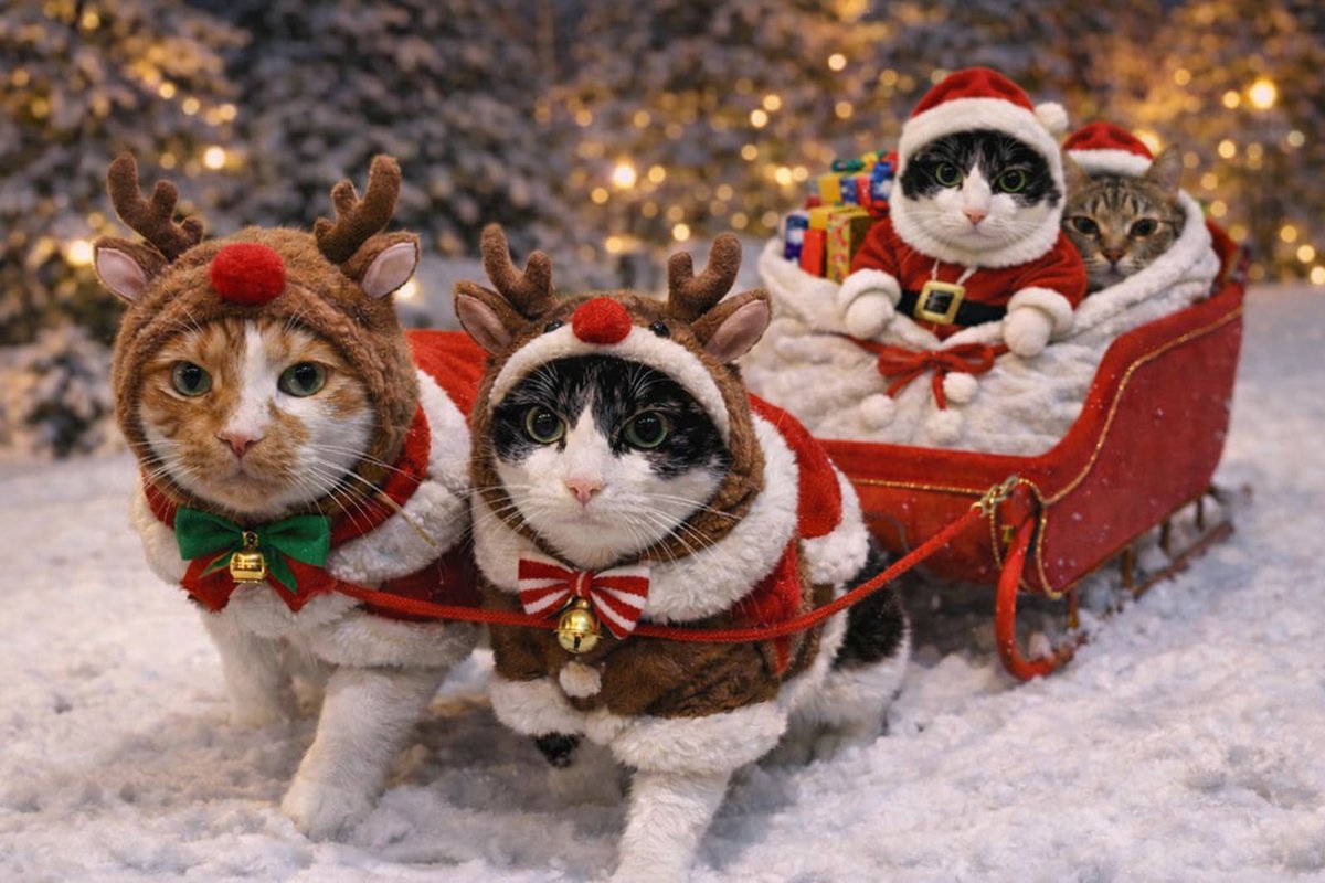 皆さんのところに出発しました🤭
🦌🦌🛷🎅🎁💨