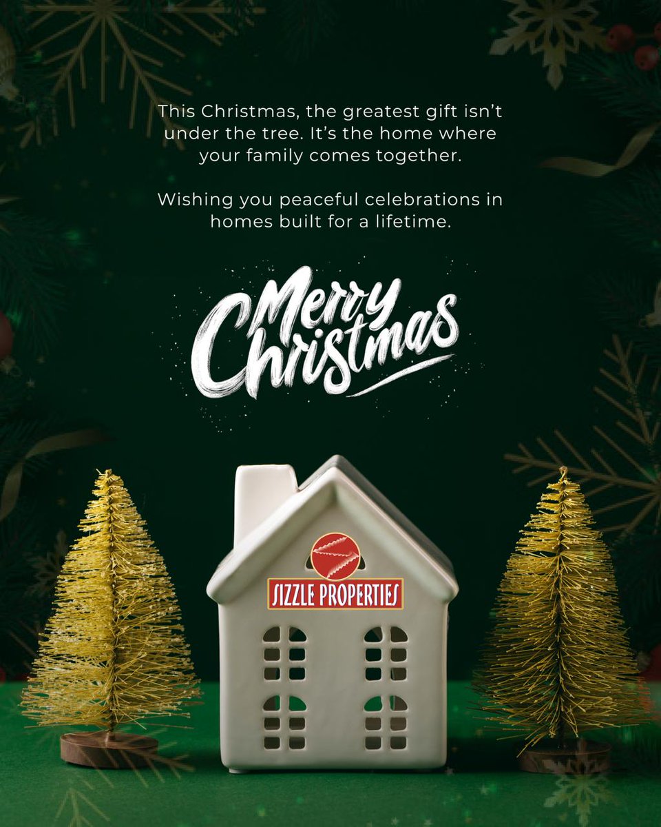 SizzleProperty's tweet image. May your days be merry and bright, and your home filled with happiness. Happy Christmas! 🎄⛄ 🎁 ✨ 

#happychristmas #merychristmas #christmascelebrations🎄 #sizzleproperties