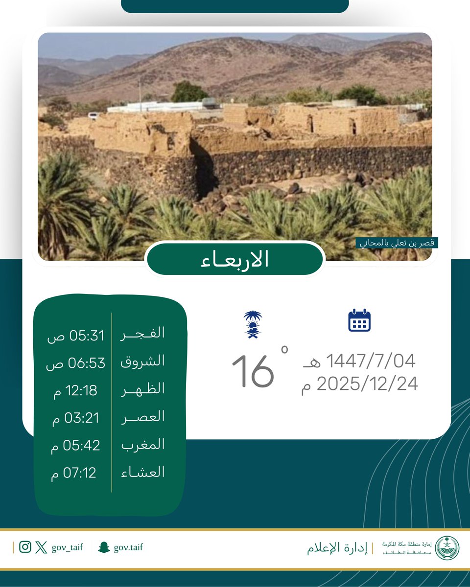 محافظة الطائف tweet media