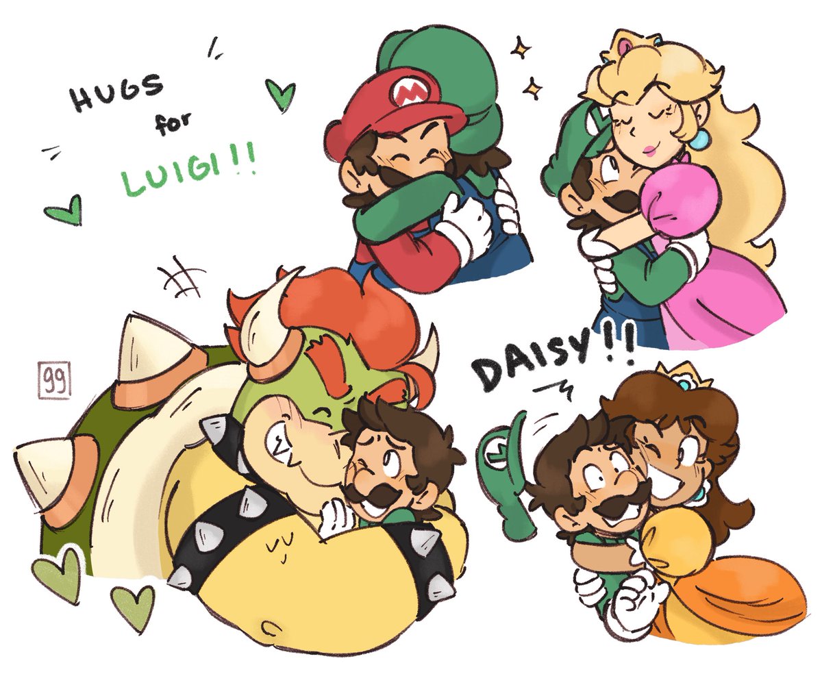 hugs for weegee 💚
#supermario