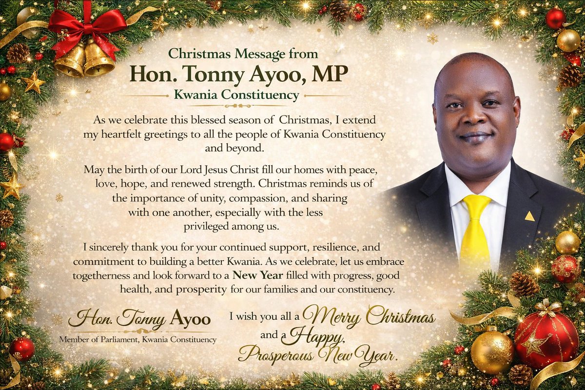 Hon Tonny Ayoo MP Kwania tweet media