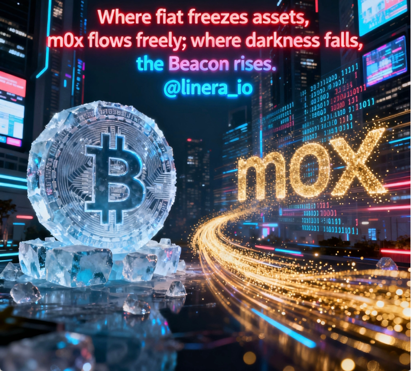 FRANCKPascal9's tweet photo. Where fiat freezes assets, m0x flows freely; where darkness falls, the Beacon rises. @linera_io https://t.co/pCALGtvYTP