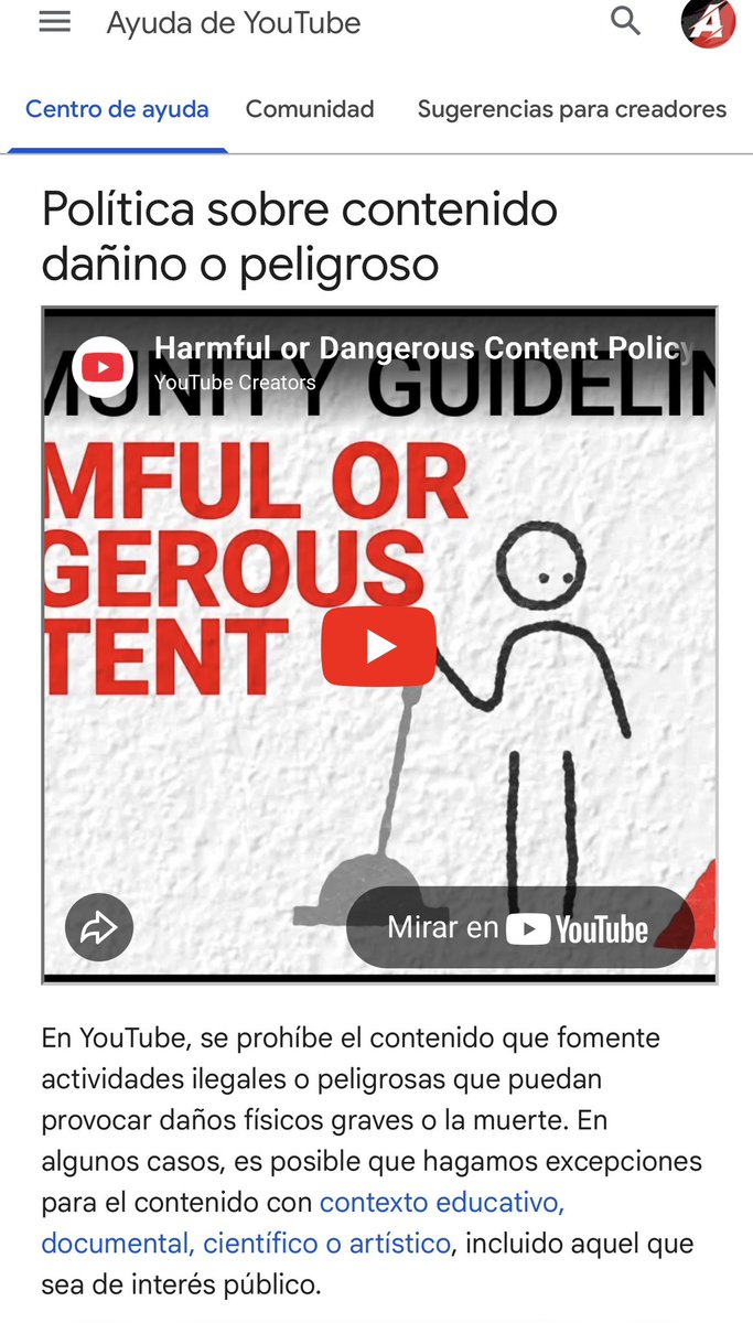 AlSoTTV's tweet photo. @TeamYouTube escribo por qué necesito ayuda para resolver una falta injusta en mi canal de YouTube, me dicen que es por mi video tiene contenido ilegal y peligroso cuando no es verdad, no hay nada de eso en el video, No había tenido problema respecto a la publicidad en mi canal https://t.co/Uao0rCnvkq