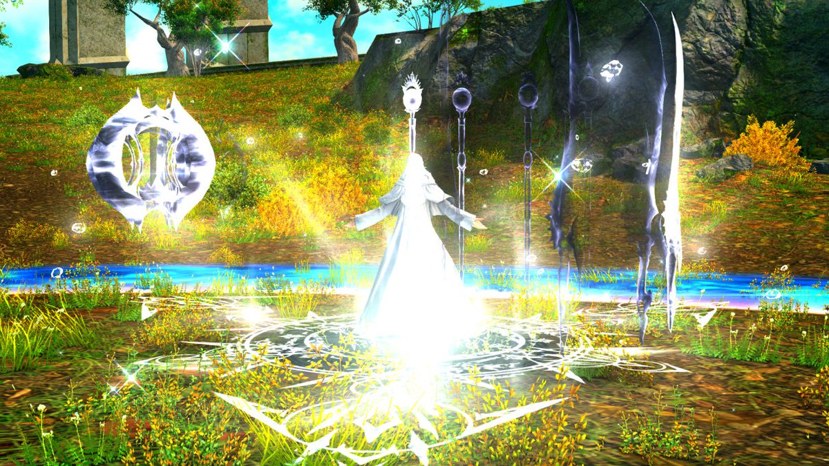 Venat's weapon, Allegoria, was made by herself and was never registered at the Bureau of the Architect. This concept isn't described as a single weapon, but sever merged into a vessel which could change form in accordance with the wielder's needs in battle.