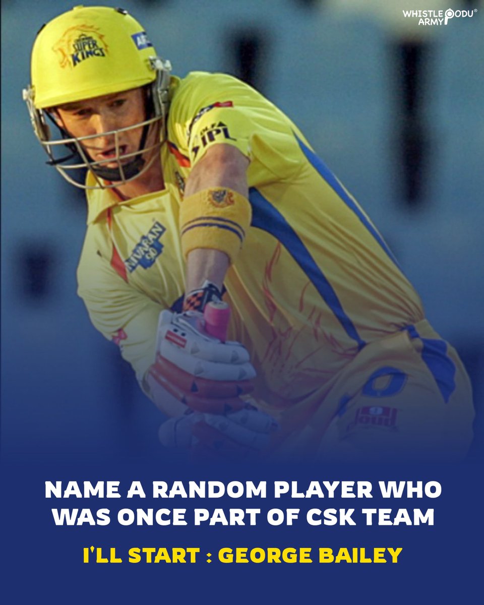 WhistlePodu Army ® - CSK Fan Club tweet media