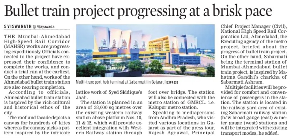 SCRailwayIndia's tweet image. Bullet train project progressing at a brisk pace 

@RailMinIndia 
@AshwiniVaishnaw 

#BulletTrain #HighSpeedRail #IndianRailways #InfrastructureDevelopment #SabarmatiStation #SCR
