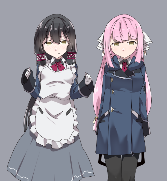 立ち絵制作の副産物で制服交換リーリちゃん&リコちゃん 