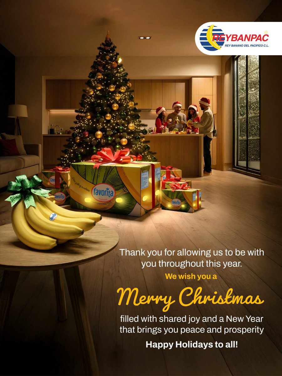 ✨ Thank you for being part of our story and allowing us to be part of yours.

We wish you a Merry Christmas filled with well-being and unforgettable moments.

Happy Holidays from the entire Reybanpac family! 🎄

#REYBANPAC #HappyHolidays #MerryChristmas