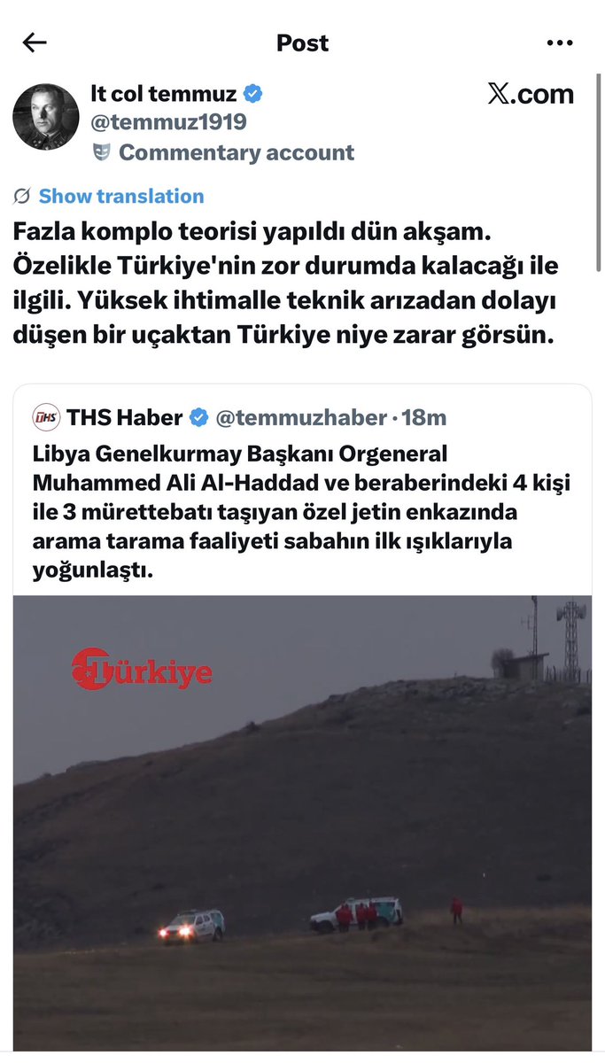 Sivrisineğin teki Suruç’tan kalkıp Ayn El Arab’da birini ısırınca 👇🏼

“Tesadüf diye bir şey yoktur. Sen hayvan sanırsın, devlet; YPG’ye de, hamilerine de mesaj veriyordur”

İktidarın Libya’da desteklediği GenKur, TSK’nın Libya görev süresinin uzatıldığı gün çakılınca 👇🏼

🤡🤡🤡