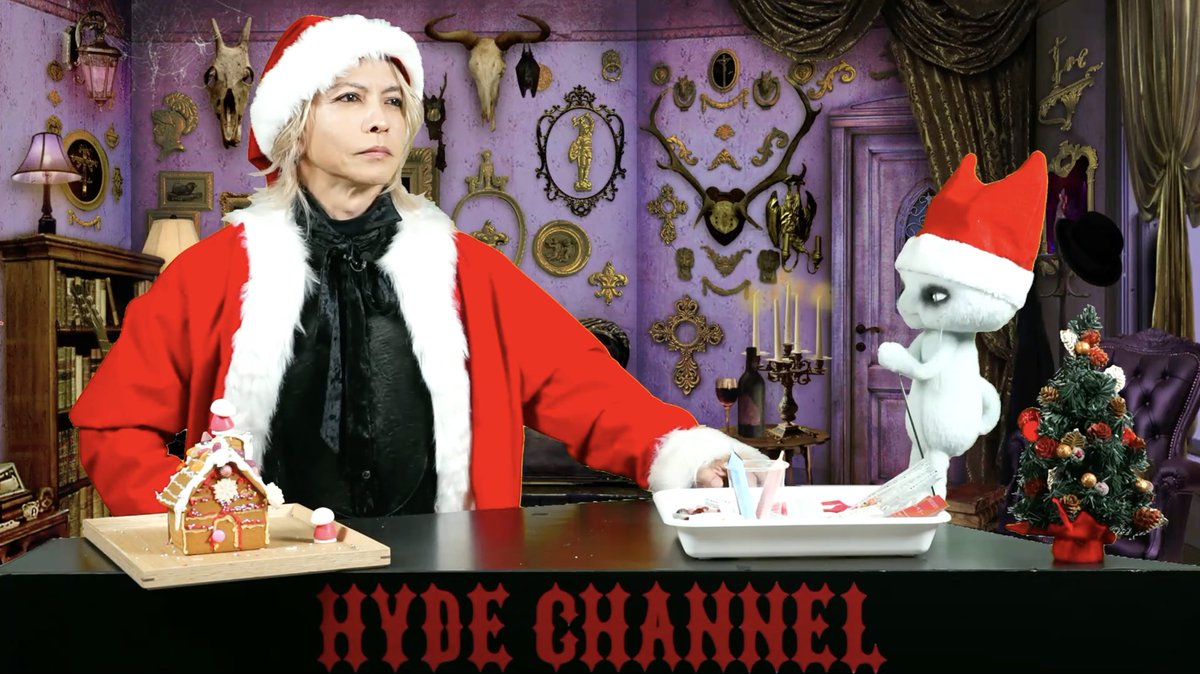 昨夜のHYDE CHANNELにて以下の商品を着用しております↓ ・VELOUR VEIL