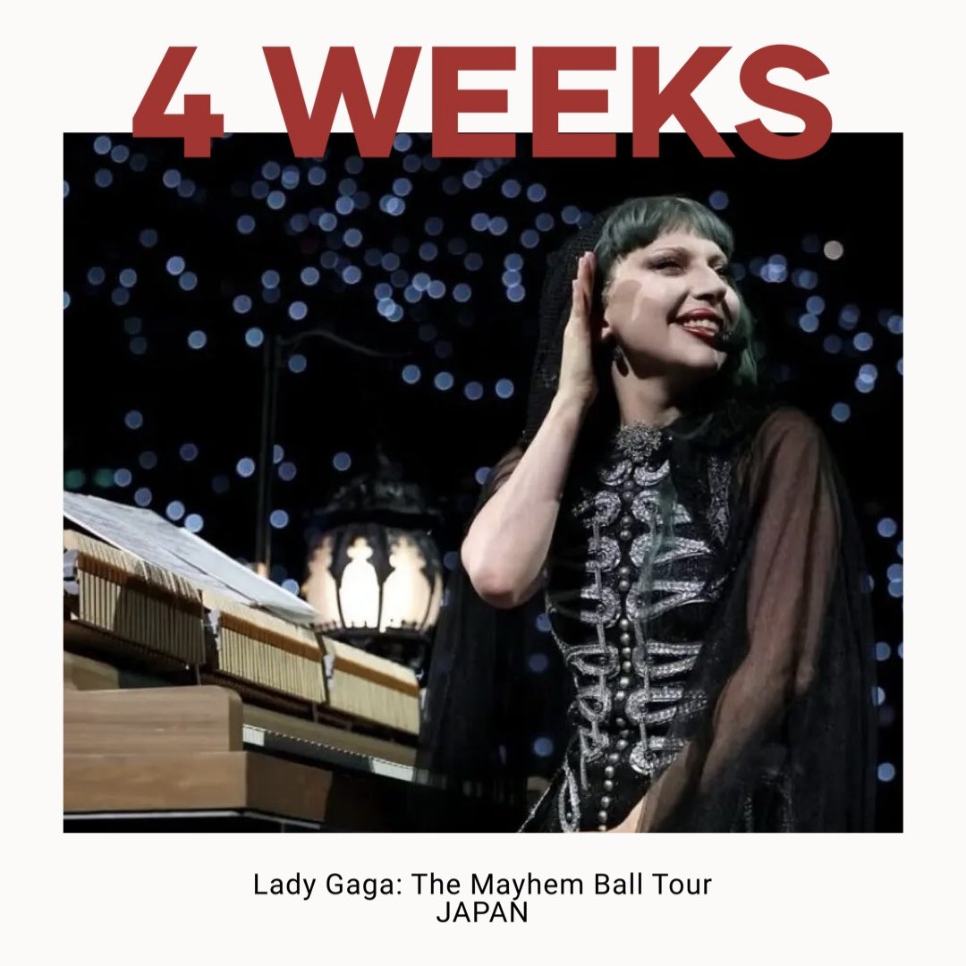 レディー・ガガ 「The MAYHEM Ball」 ジャパンツアー 初日公演まであと