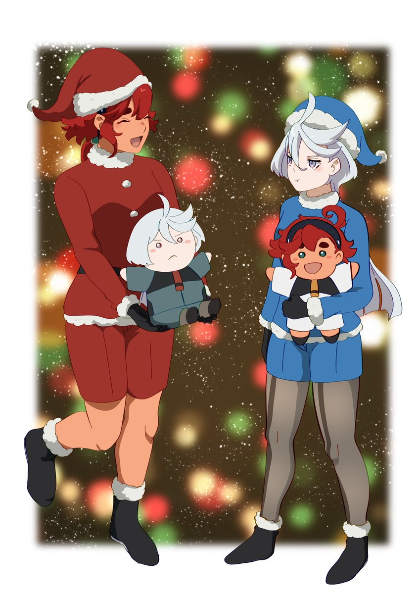 今日は間に合わなかったから一昨年のスレミオクリスマス絵でも🎄 